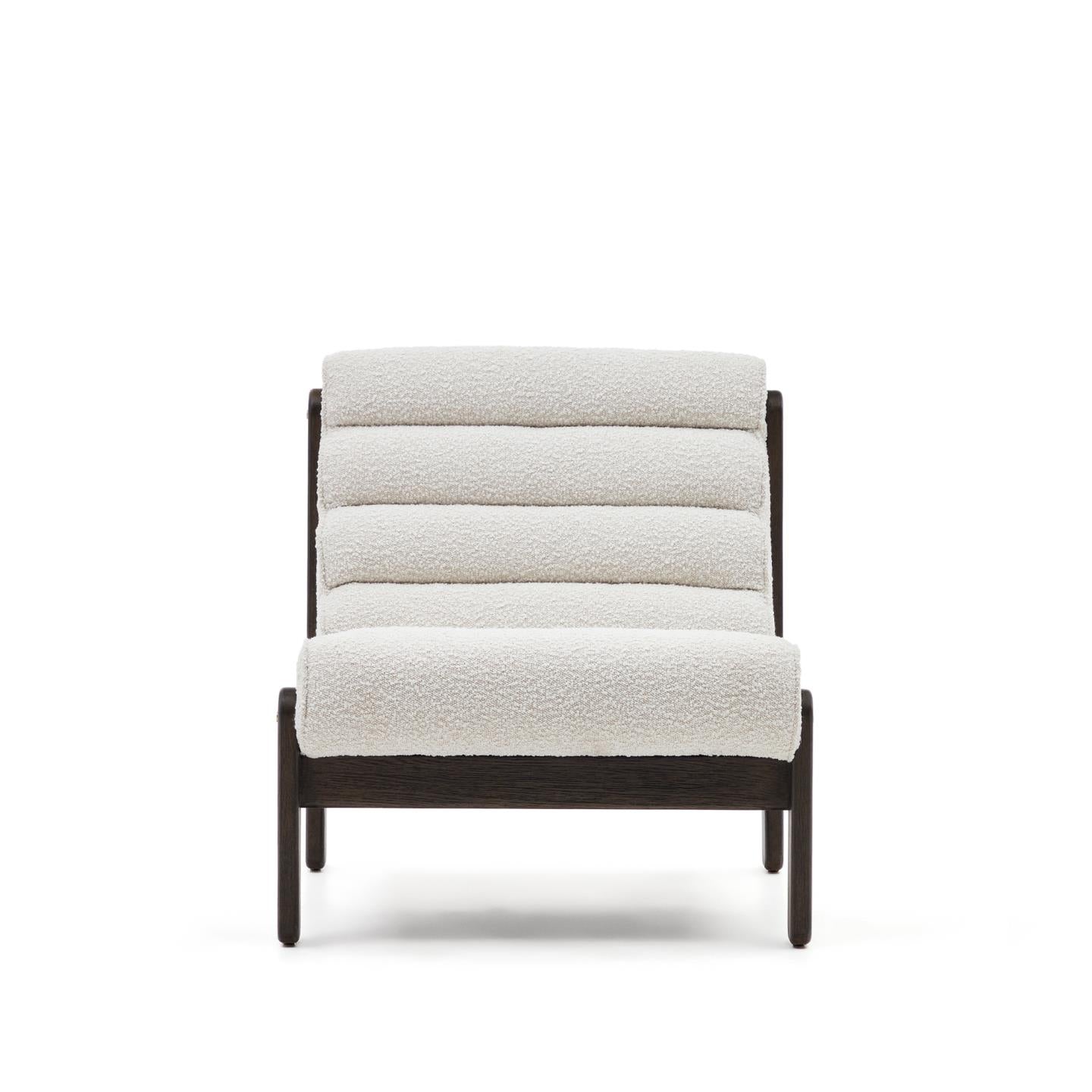 Kave Home Magira fauteuil Donker