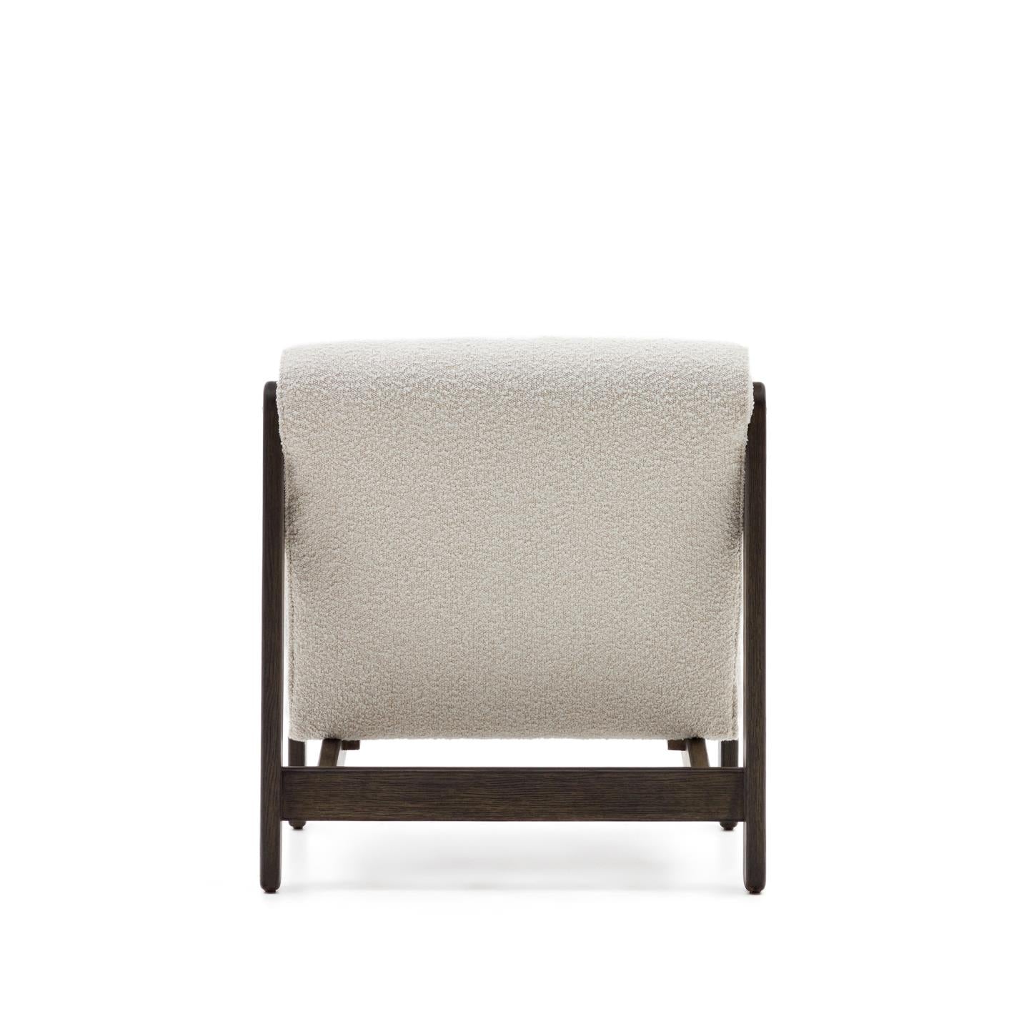 Kave Home Magira fauteuil Donker