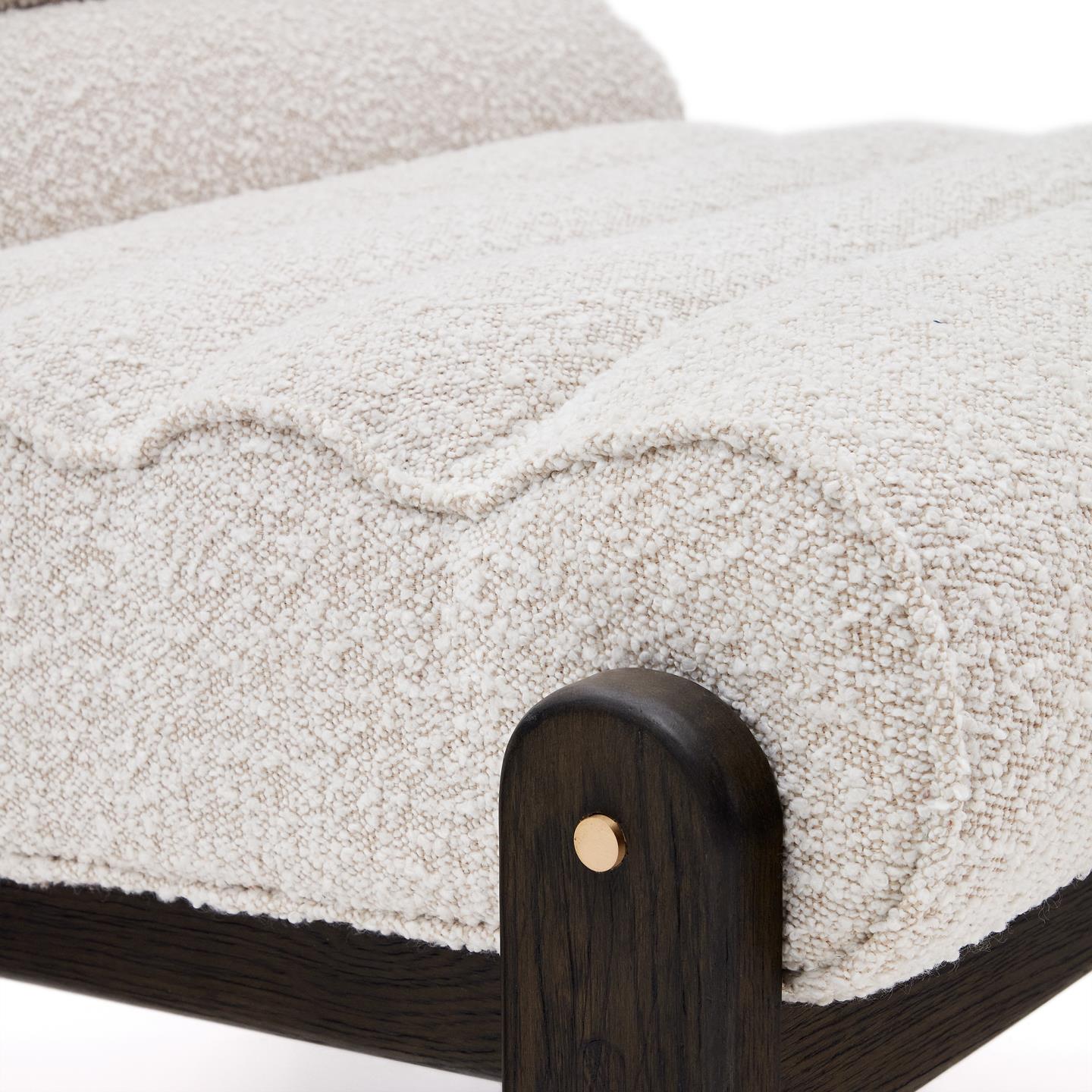 Kave Home Magira fauteuil Donker