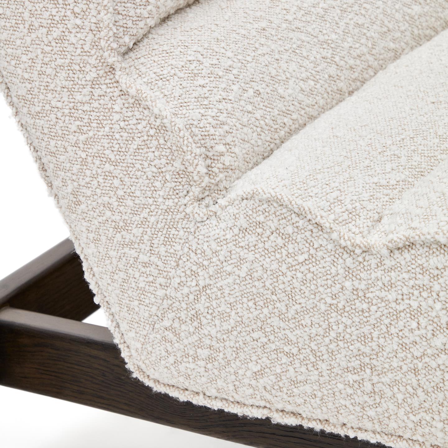 Kave Home Magira fauteuil Donker