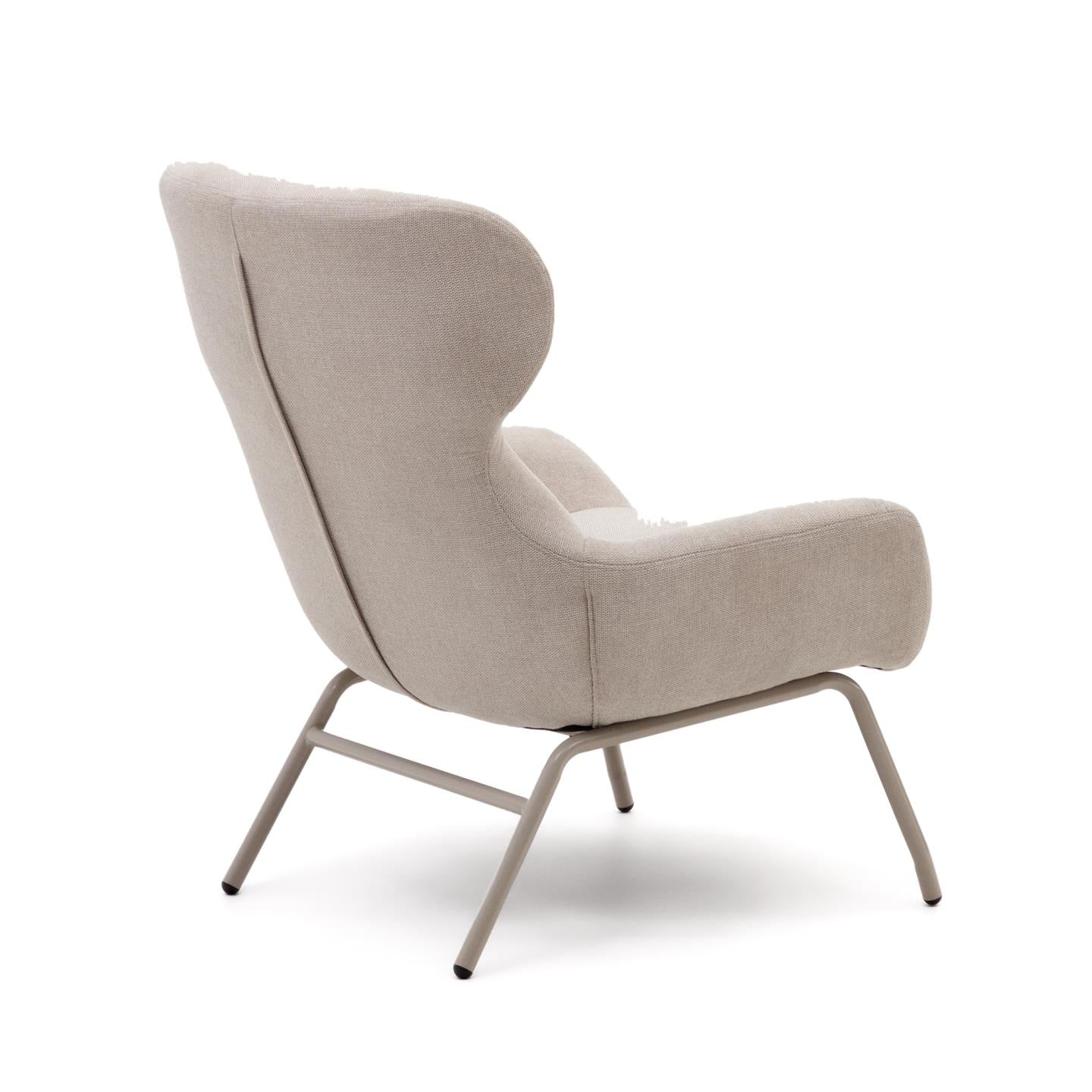 Kave Home Belina fauteuil chenille Beige