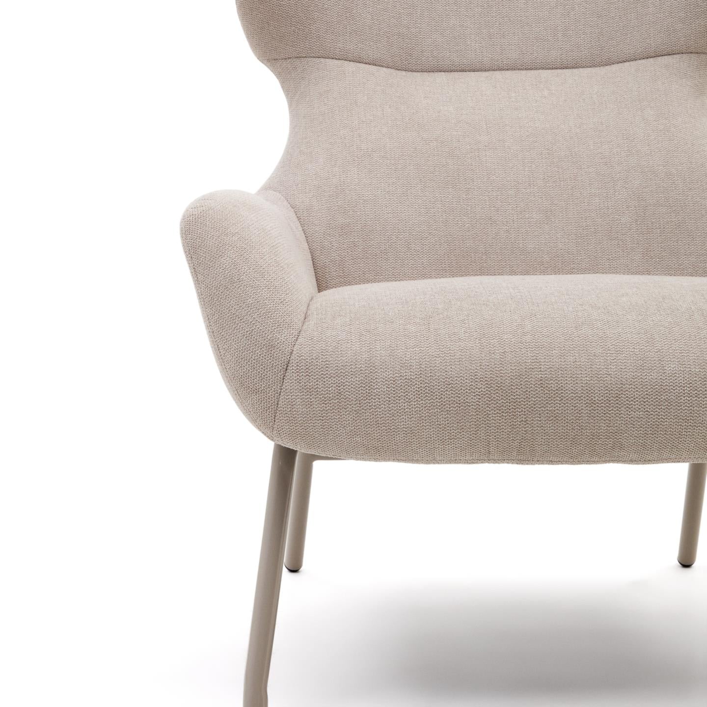 Kave Home Belina fauteuil chenille Beige