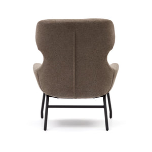 Kave Home Belina fauteuil chenille Lichtbruin