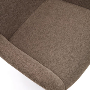 Kave Home Belina fauteuil chenille Lichtbruin