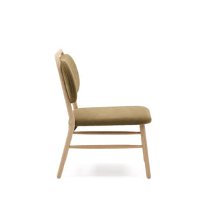 Kave Home Helda fauteuil chenille Groen