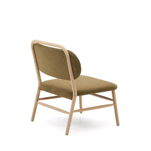Kave Home Helda fauteuil chenille Groen