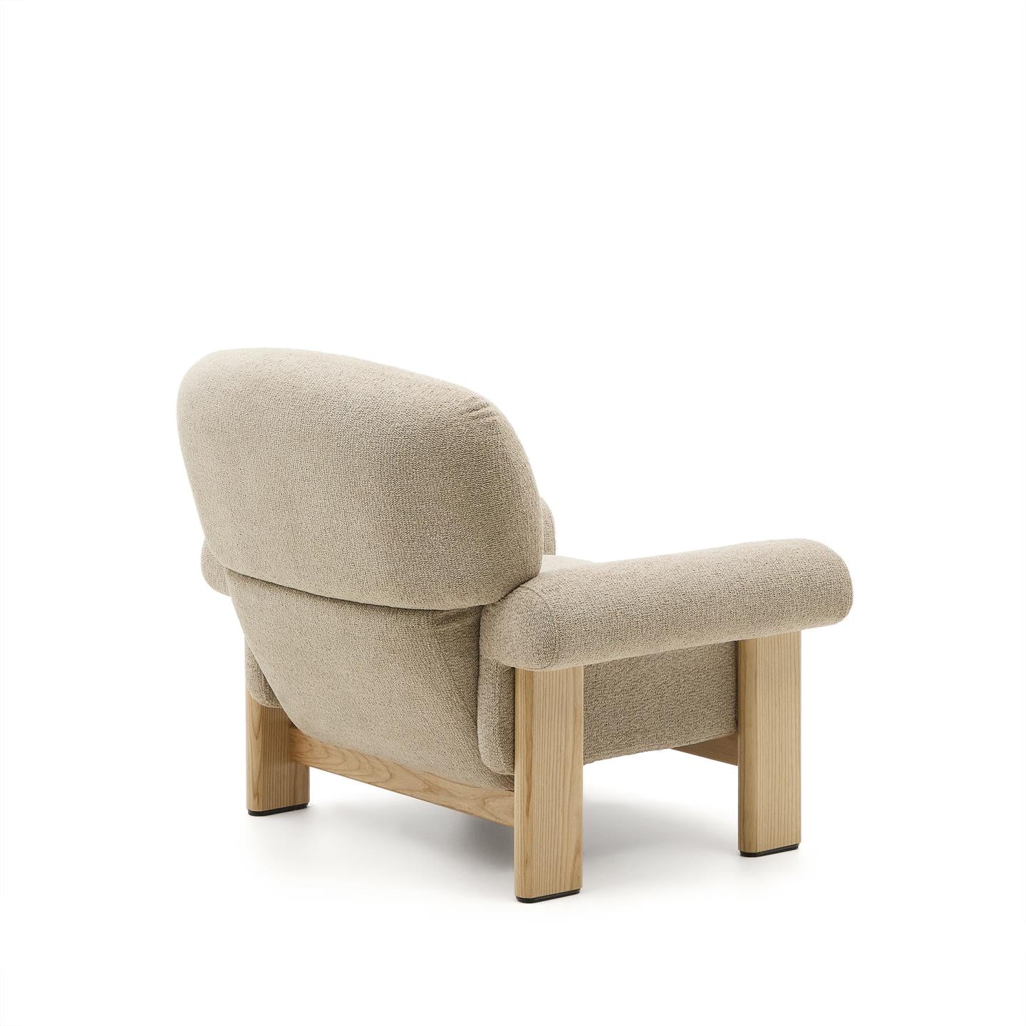 Kave Home Nema fauteuil chenille Beige
