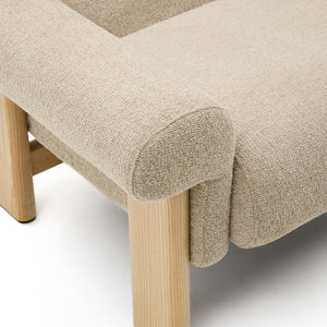 Kave Home Nema fauteuil chenille Beige