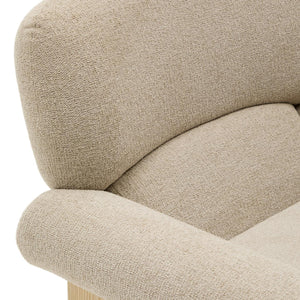 Kave Home Nema fauteuil chenille Beige