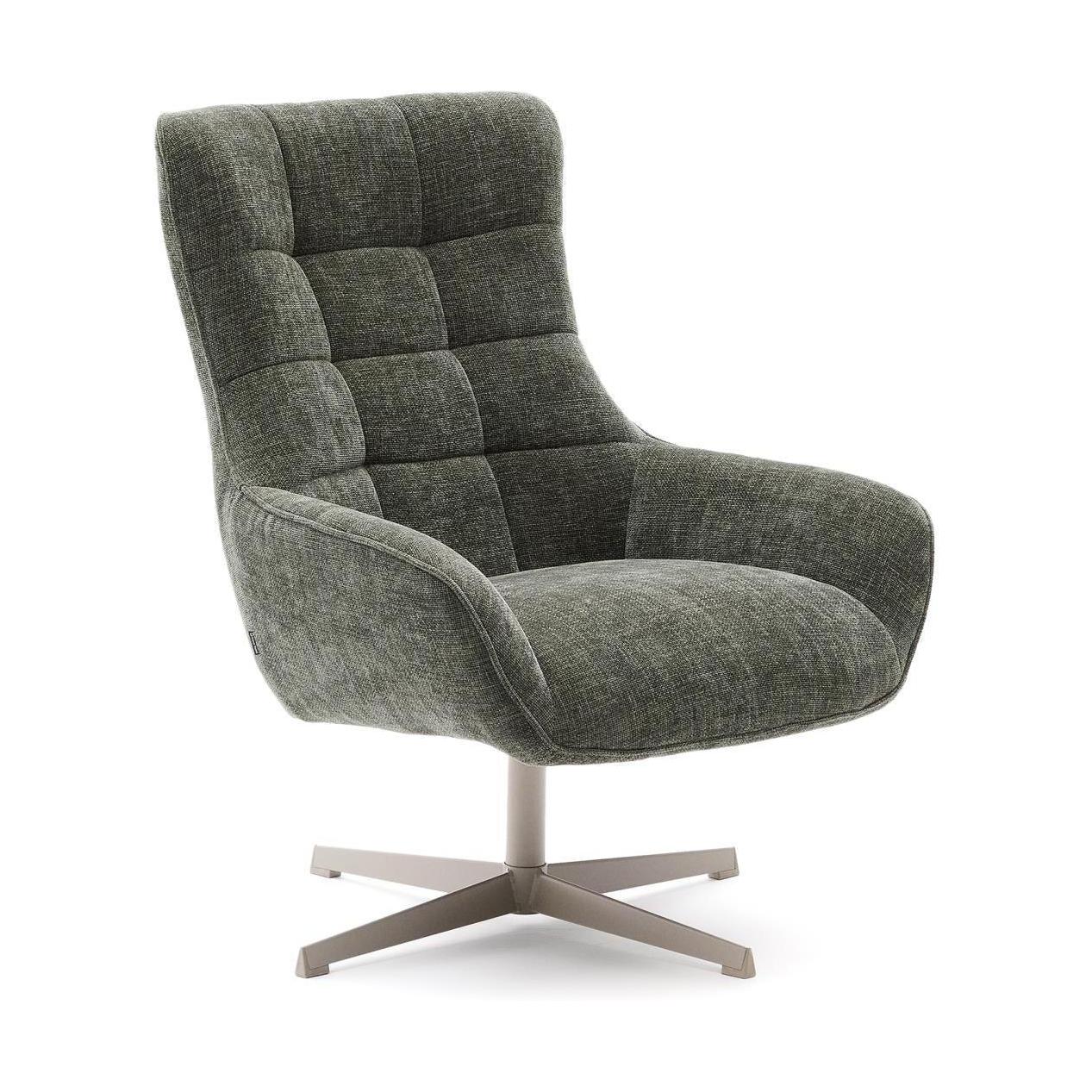 Kave Home Teryl fauteuil chenille Groen