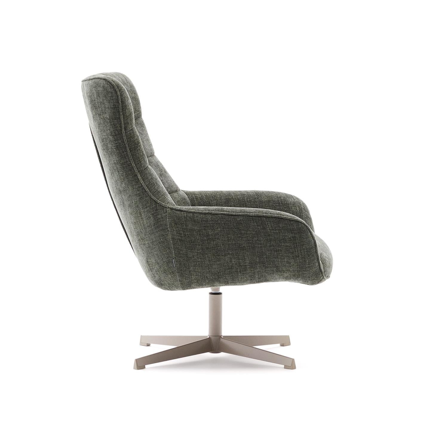 Kave Home Teryl fauteuil chenille Groen
