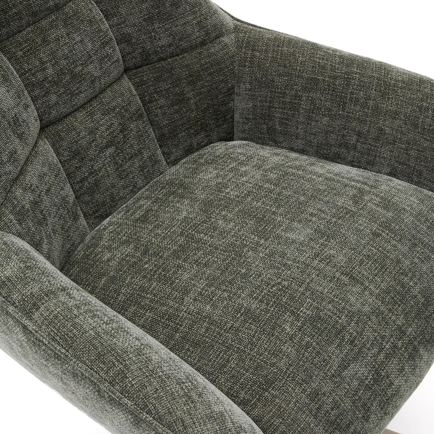 Kave Home Teryl fauteuil chenille Groen