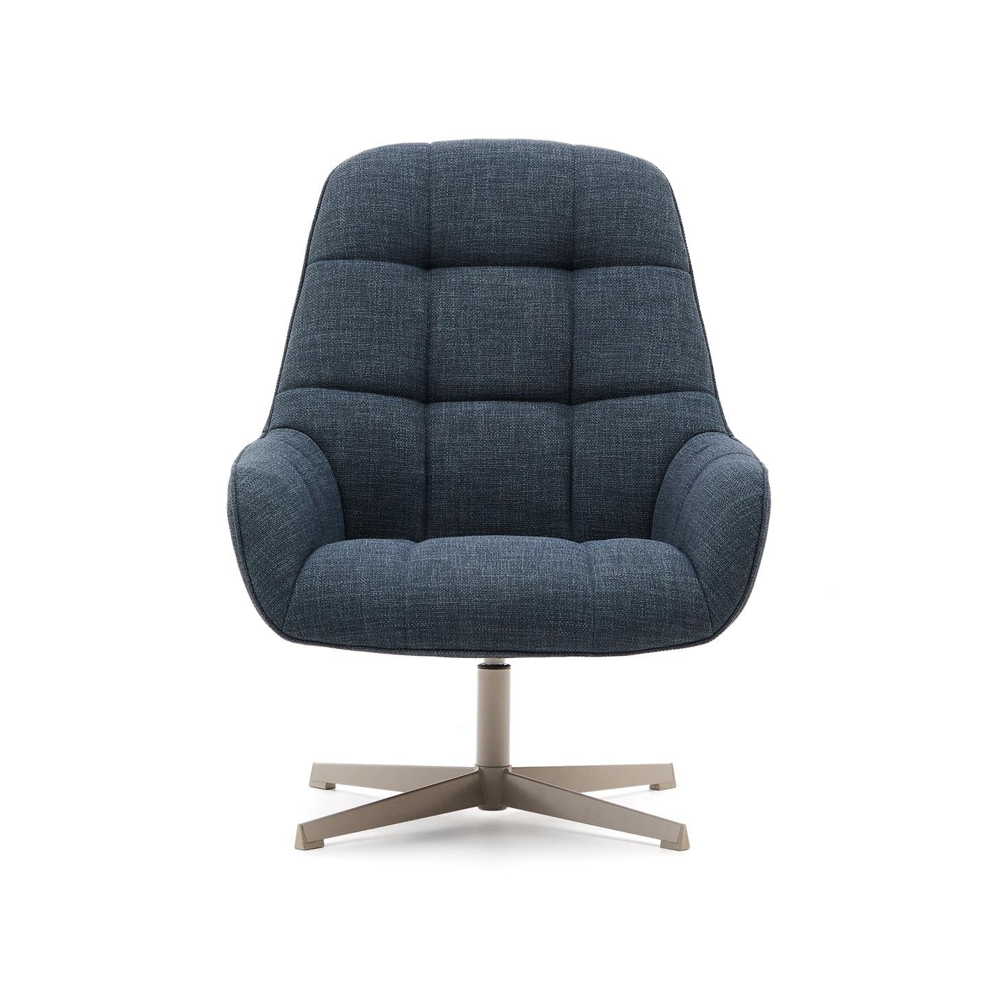 Kave Home Jaspe fauteuil Blauw