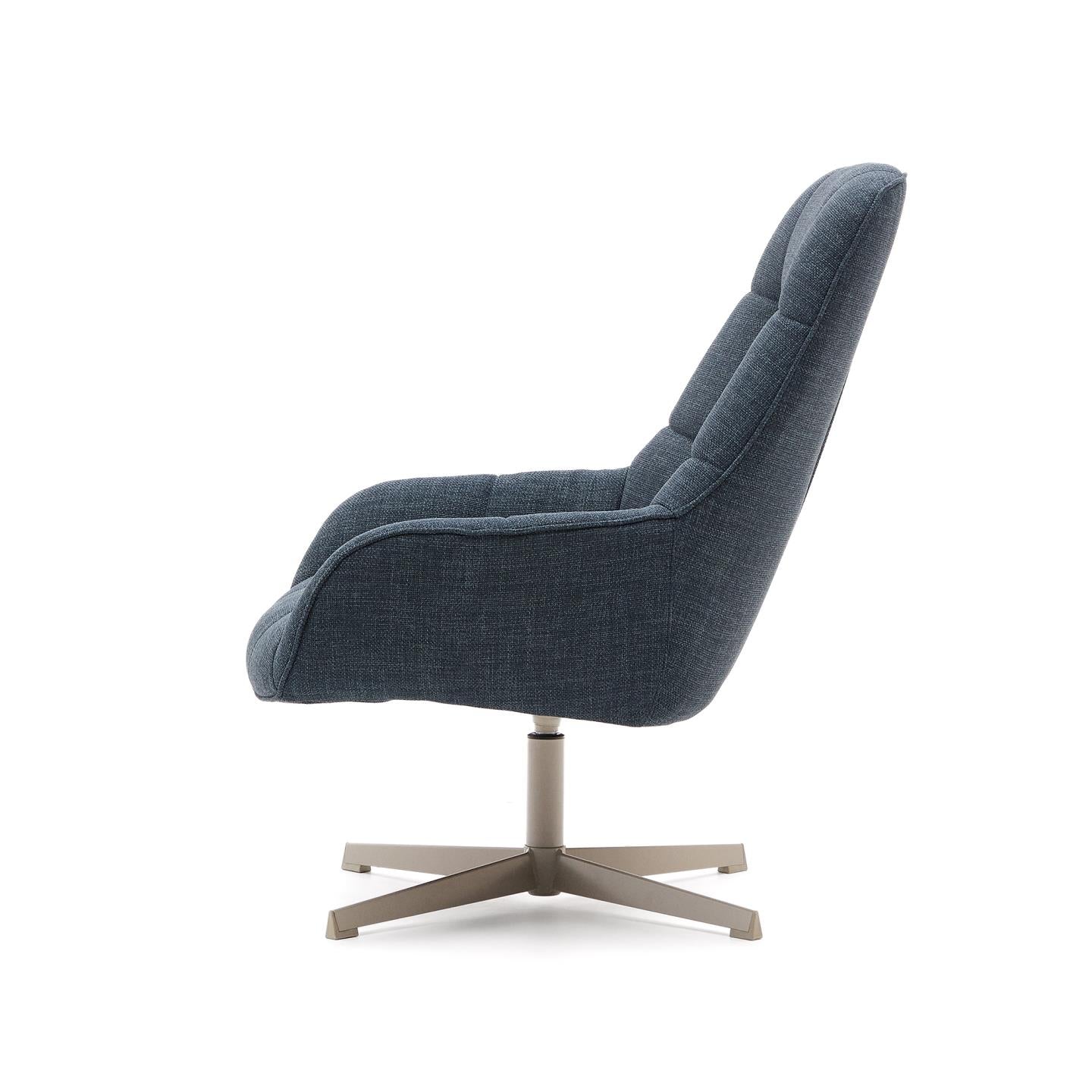 Kave Home Jaspe fauteuil Blauw