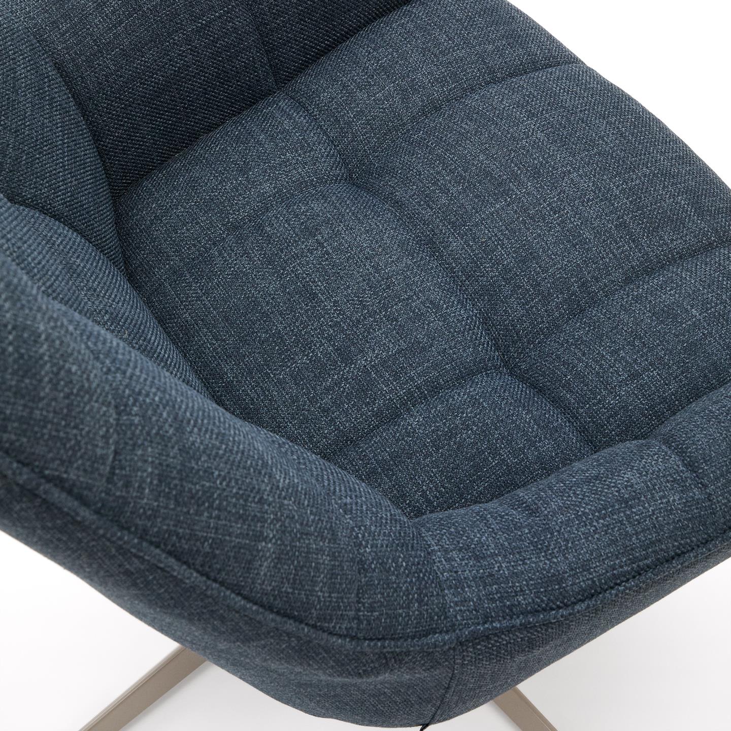 Kave Home Jaspe fauteuil Blauw