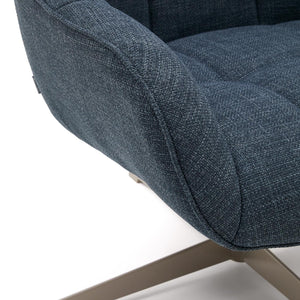 Kave Home Jaspe fauteuil Blauw