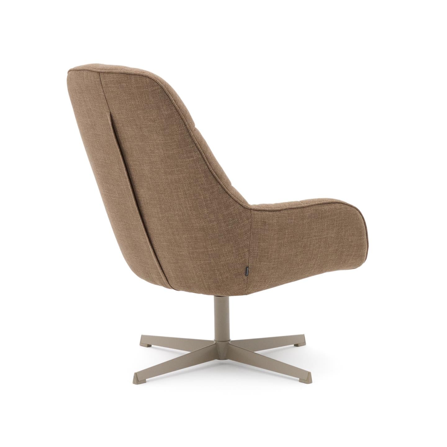 Kave Home Jaspe fauteuil Lichtbruin