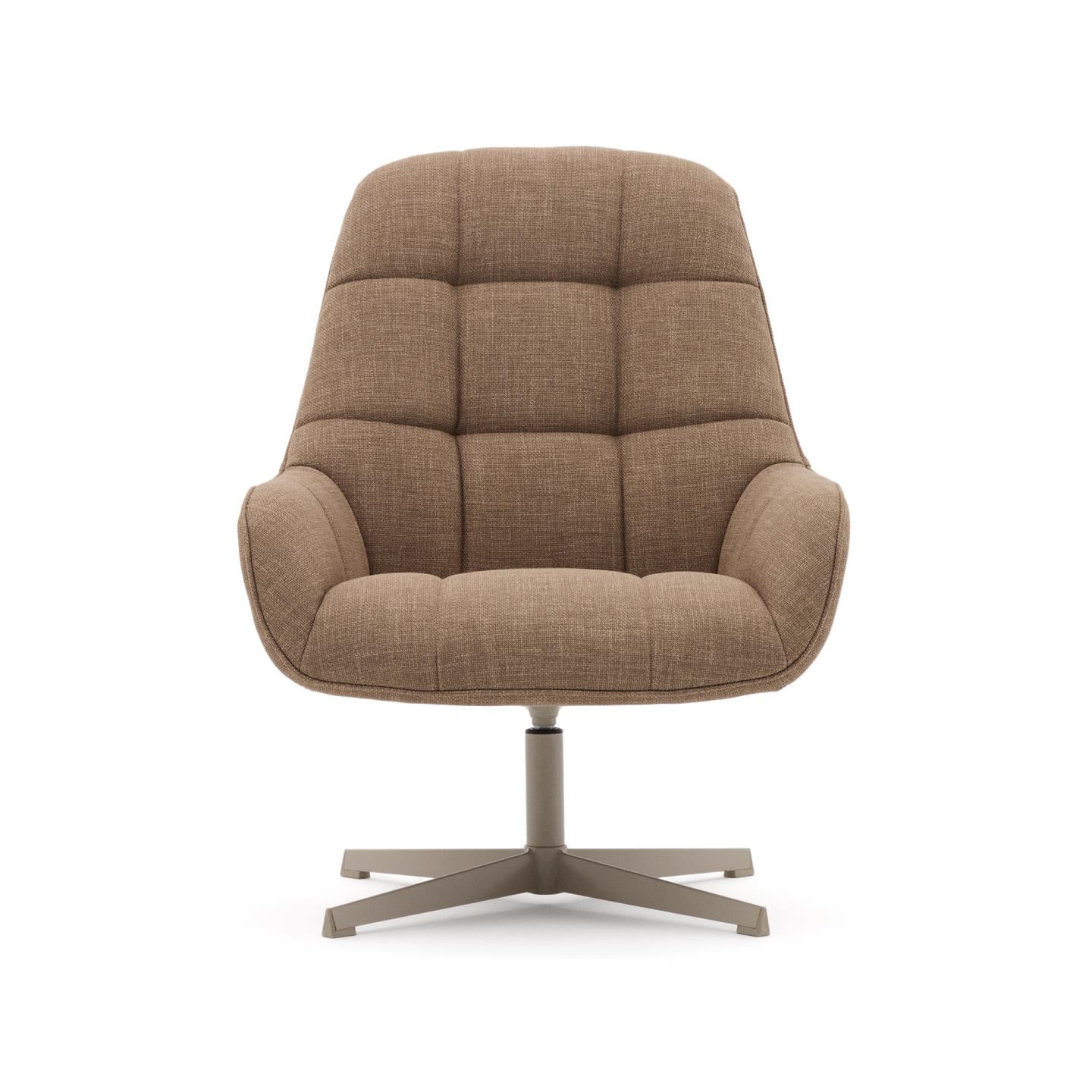 Kave Home Jaspe fauteuil Lichtbruin