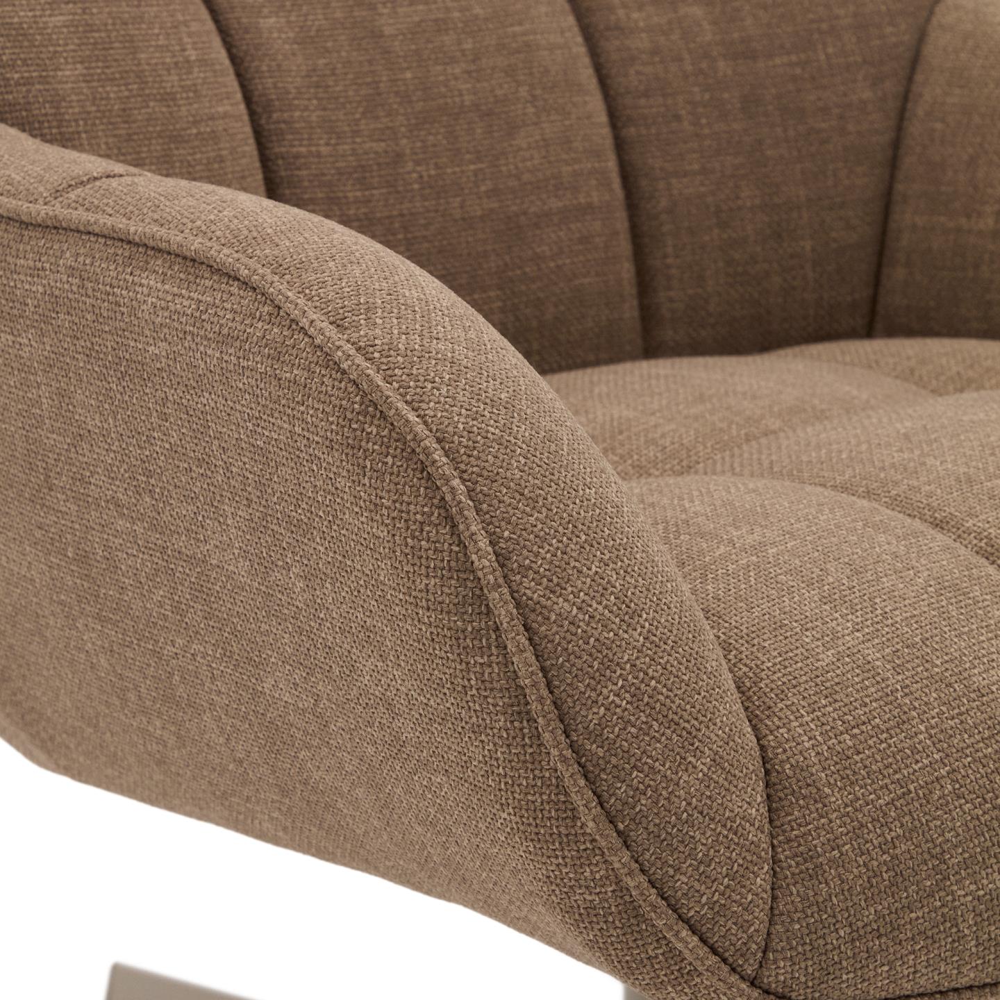 Kave Home Jaspe fauteuil Lichtbruin