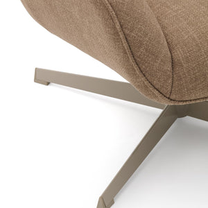 Kave Home Jaspe fauteuil Lichtbruin