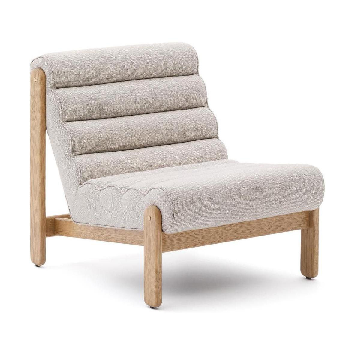 Kave Home Magira fauteuil Naturel