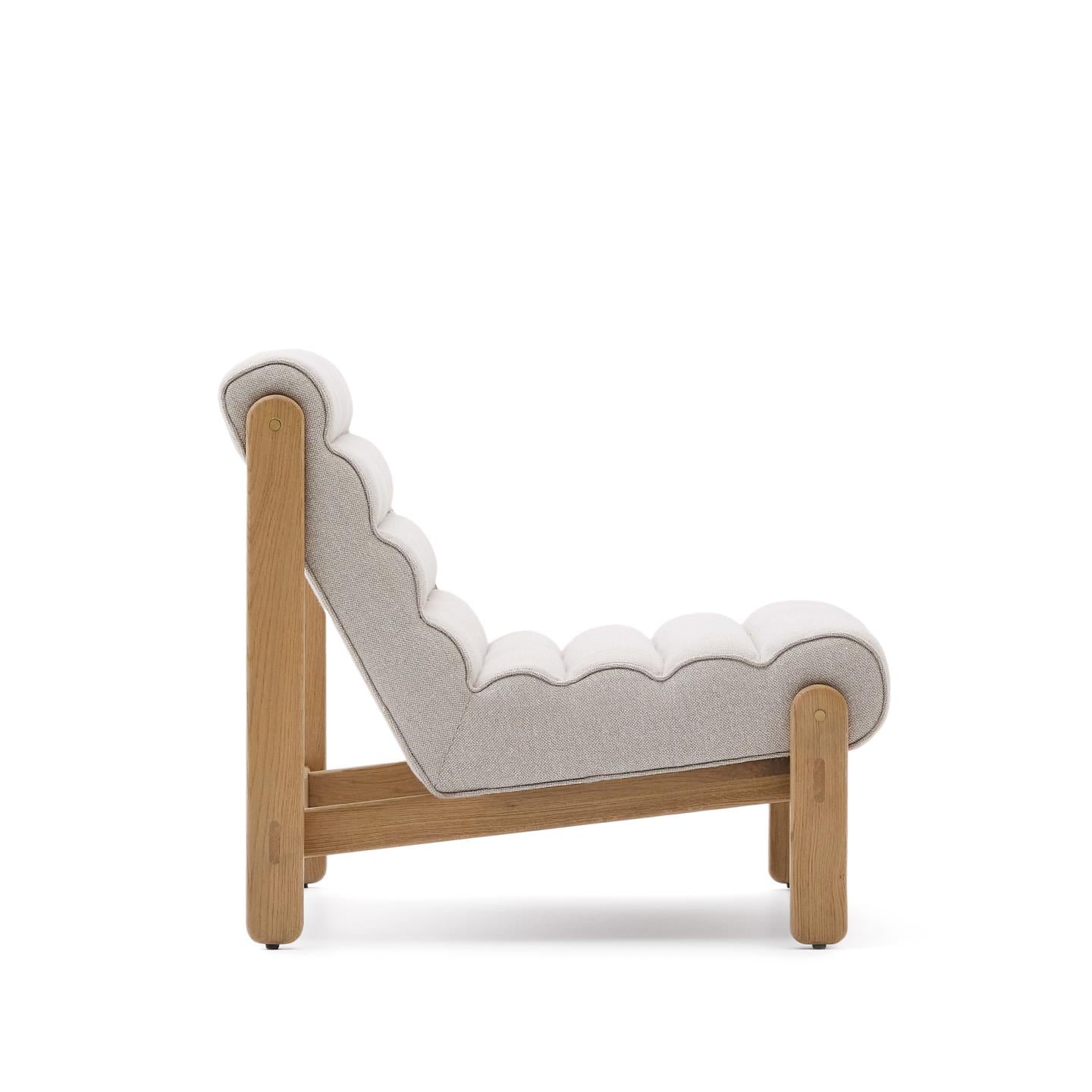 Kave Home Magira fauteuil Naturel