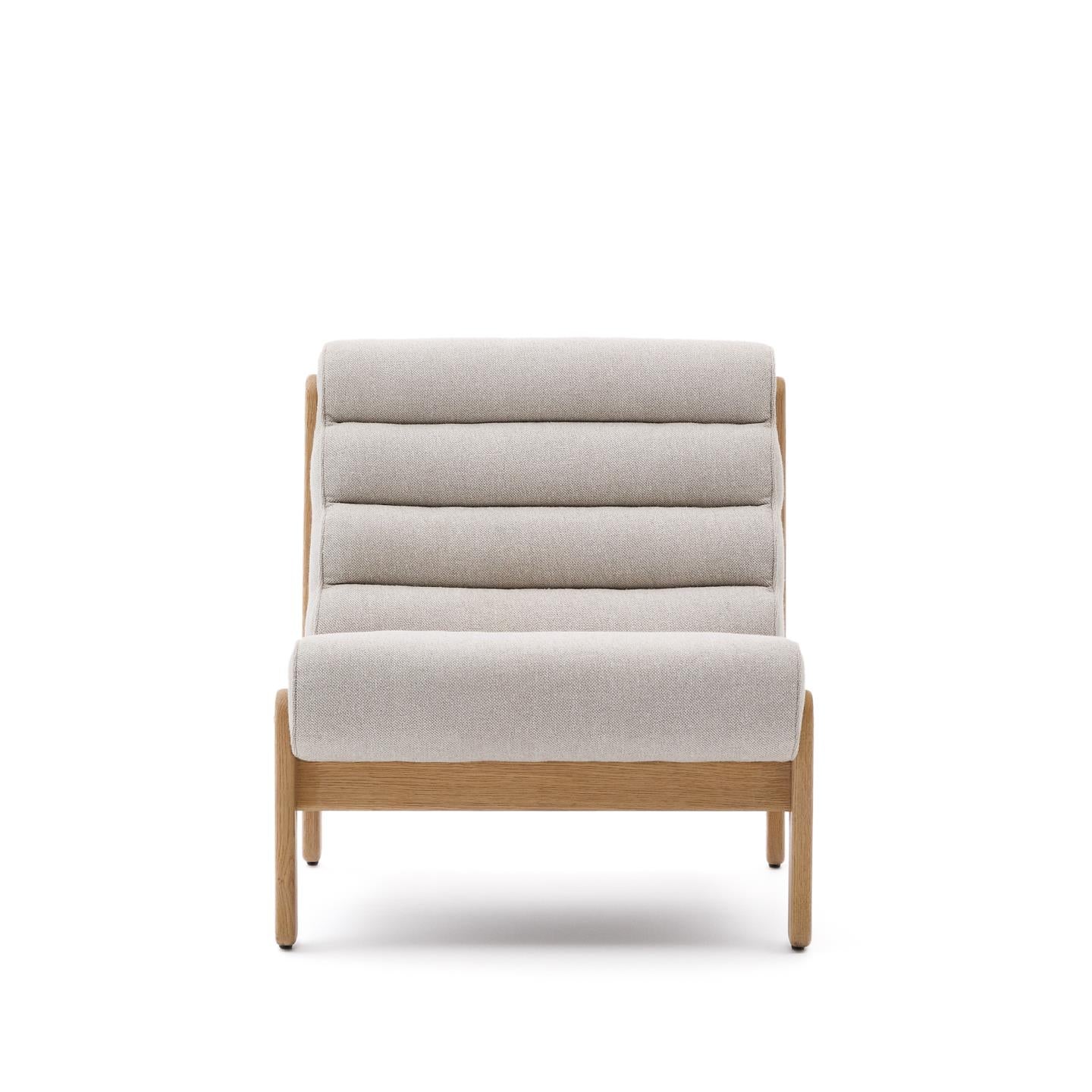 Kave Home Magira fauteuil Naturel