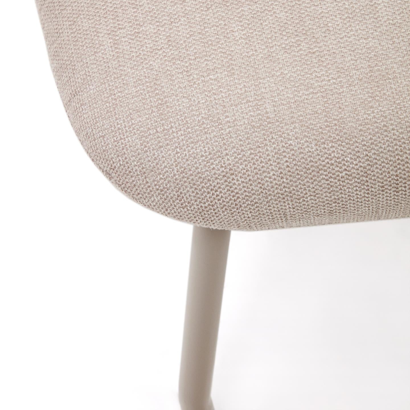 Kave Home Belina hocker chenille Beige