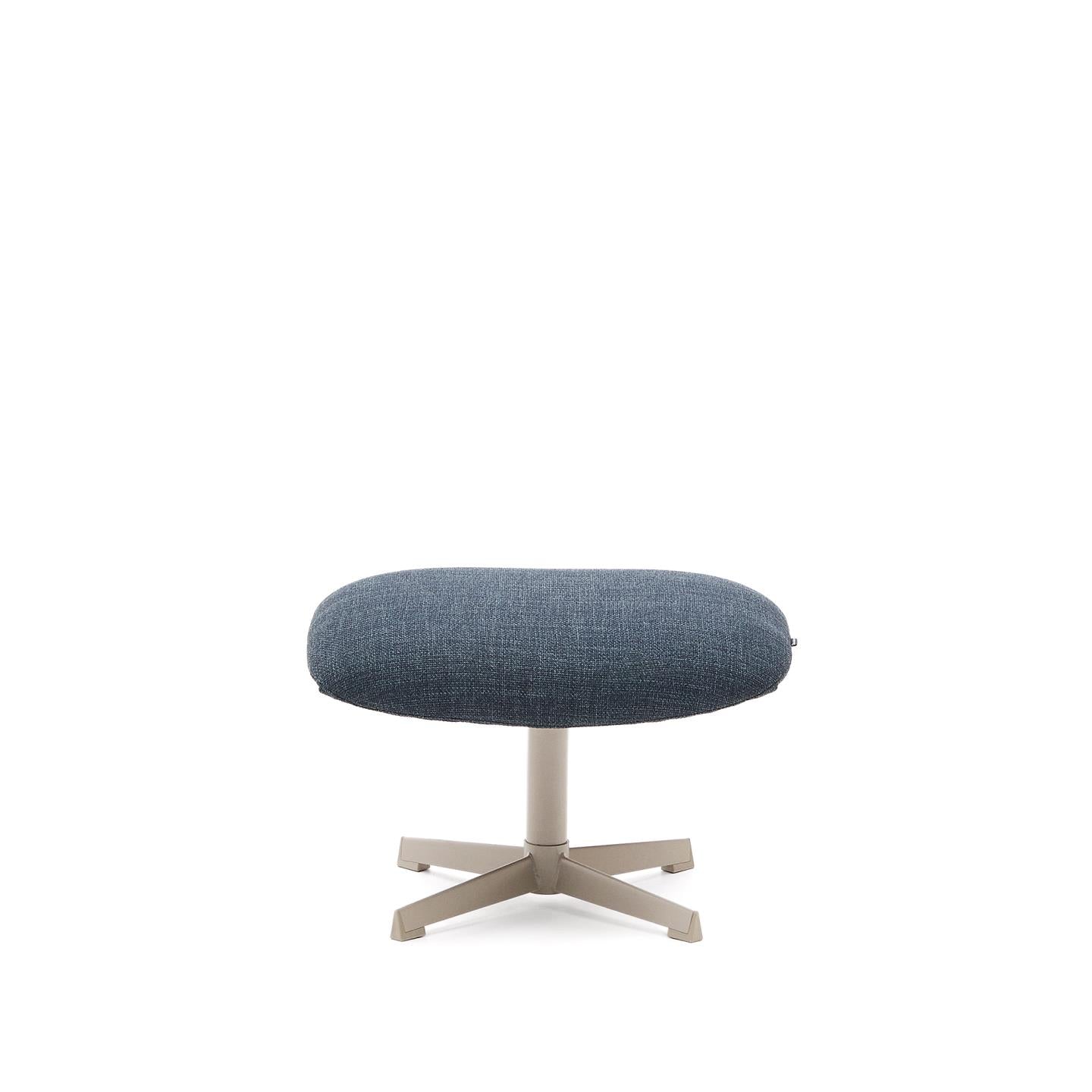Kave Home Jaspe hocker Blauw