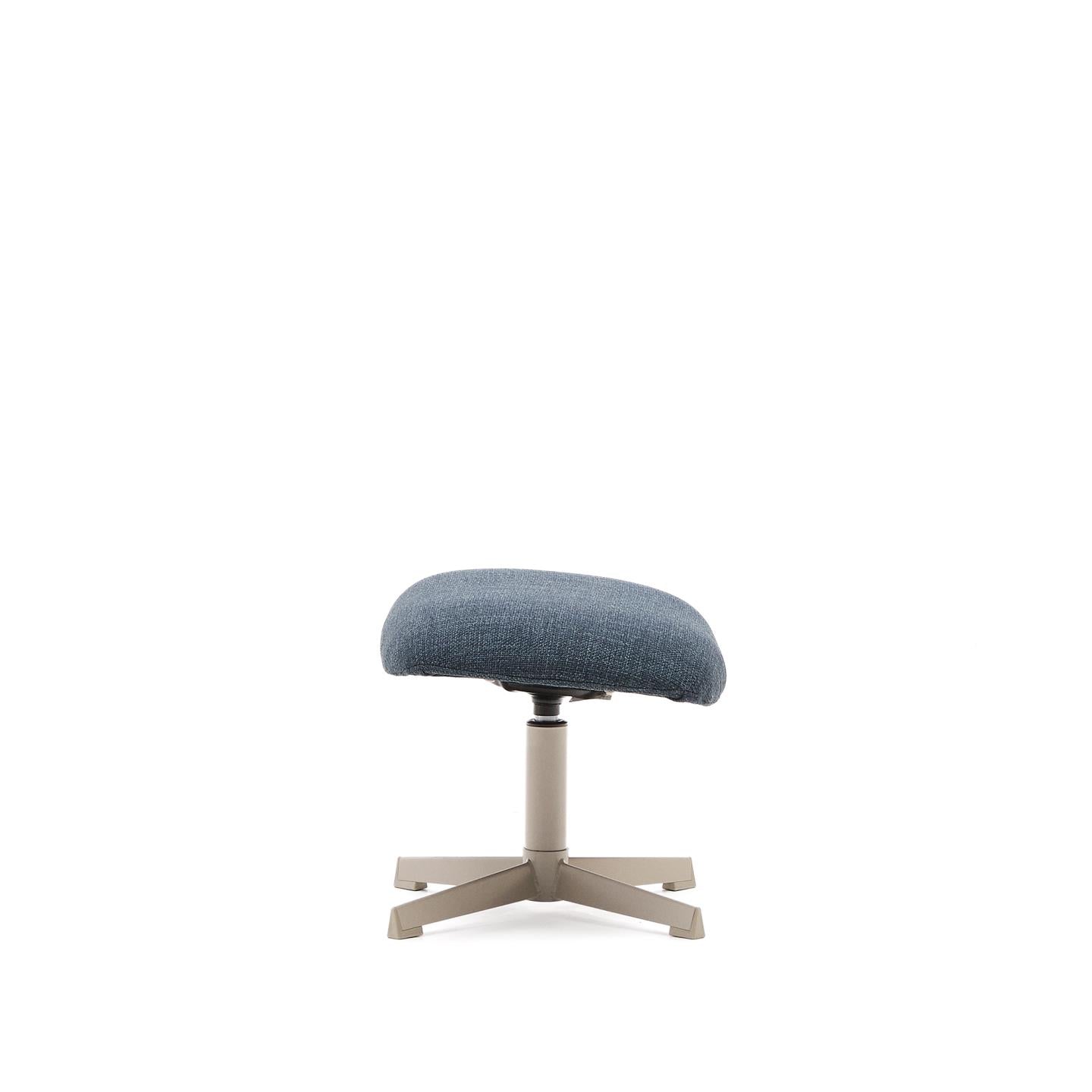 Kave Home Jaspe hocker Blauw