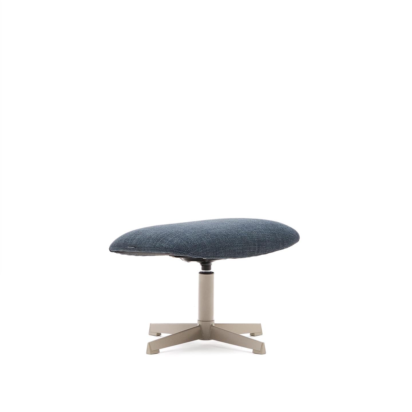 Kave Home Jaspe hocker Blauw