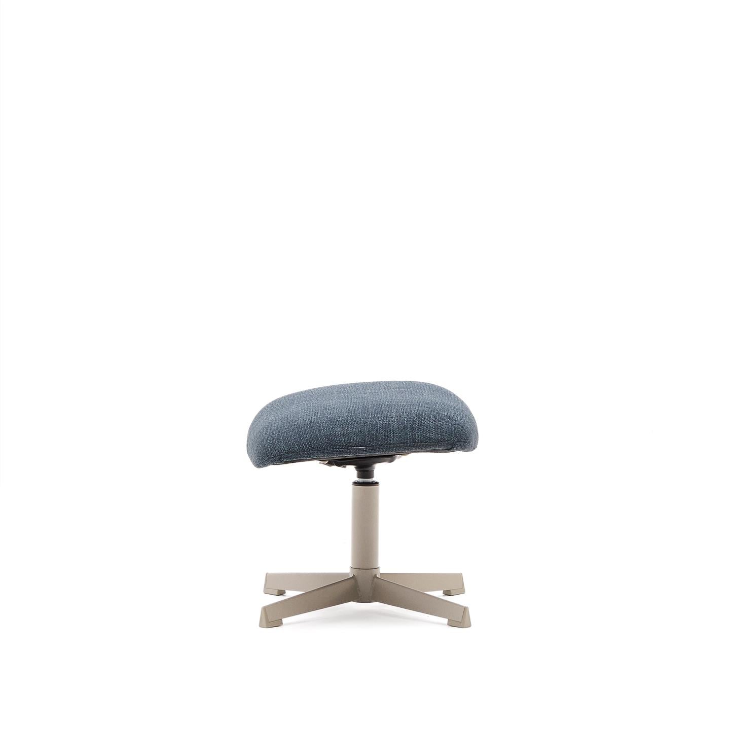 Kave Home Jaspe hocker Blauw