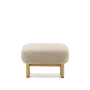 Kave Home Nema poef chenille Beige