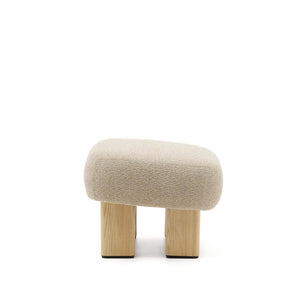 Kave Home Nema poef chenille Beige