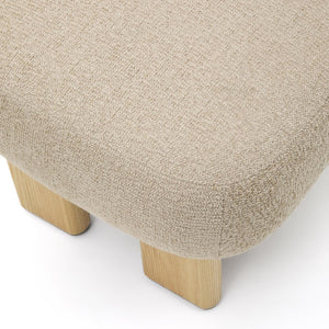 Kave Home Nema poef chenille Beige