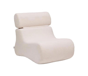 Kave Home Club fauteuil bouclé Ecru