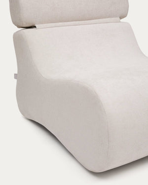 Kave Home Club fauteuil chenille Beige