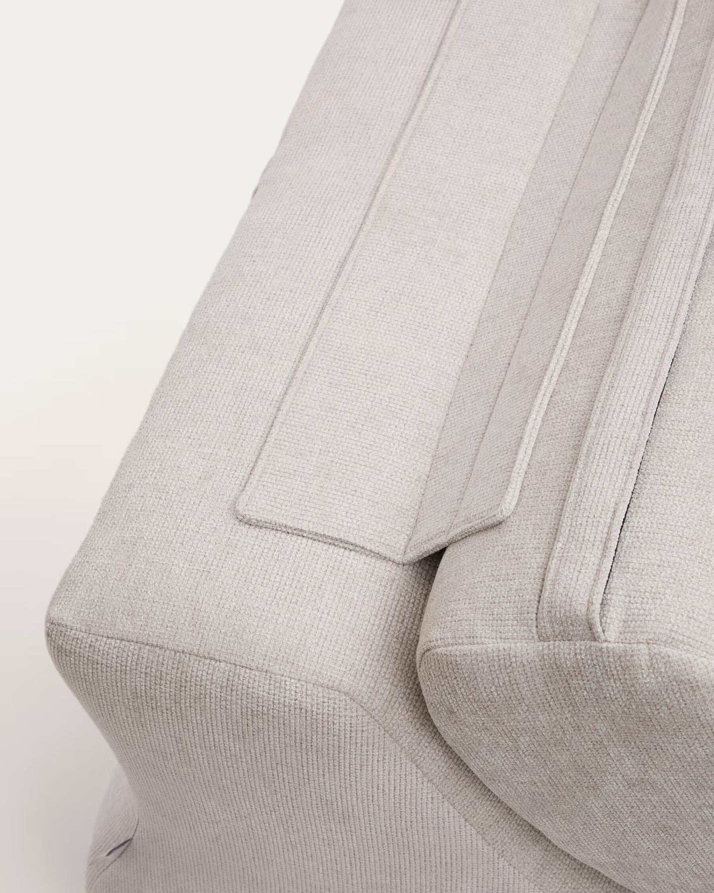 Kave Home Club fauteuil chenille Beige