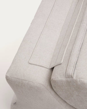 Kave Home Club fauteuil chenille Beige