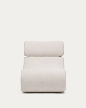 Kave Home Club fauteuil chenille Beige