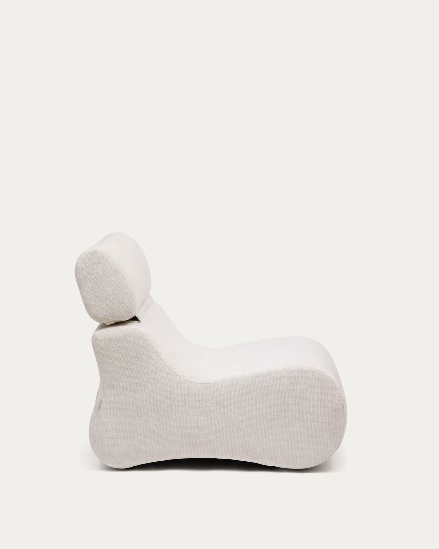Kave Home Club fauteuil chenille Beige
