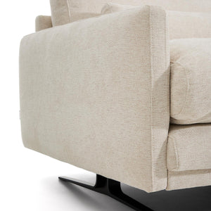 Kave Home Veliro 3-zits bank chenille Beige
