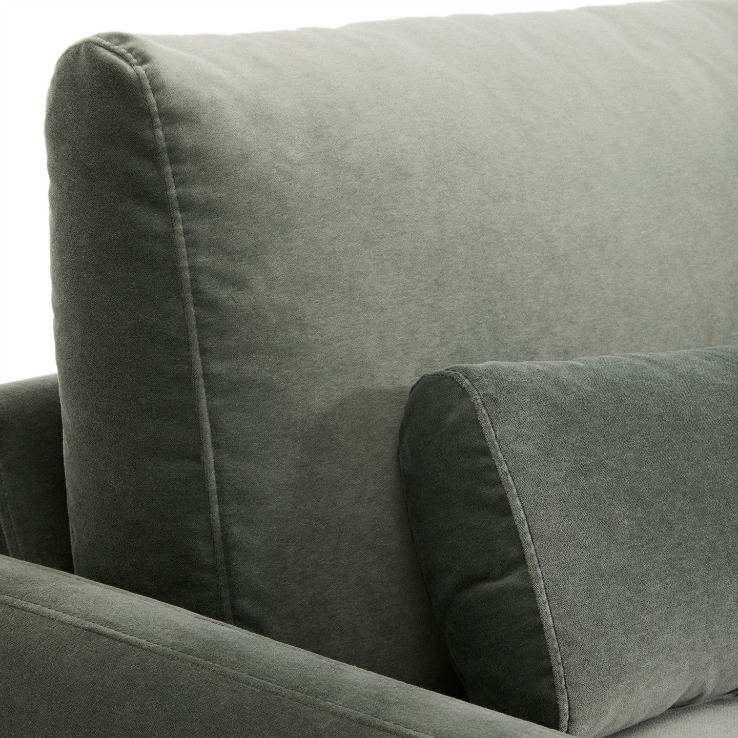 Kave Home Veliro 3-zits bank fluweel Groen