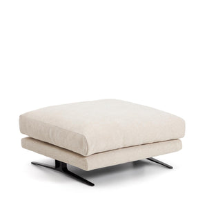 Kave Home Veliro hocker chenille Beige