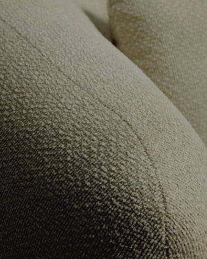 Kave Home Martina fauteuil met kussen chenille Groen