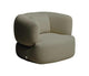 Kave Home Martina fauteuil met kussen chenille Groen