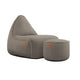 SACKit Cobana zitzak en poef Taupe
