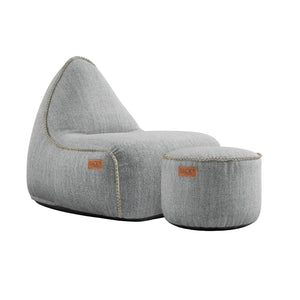 SACKit Cobana zitzak en poef Sand Melange