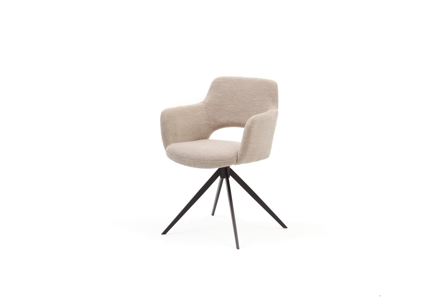 HelloChair HC31 Lillem eetkamerstoel Alpine Naturel spinpoot zwart