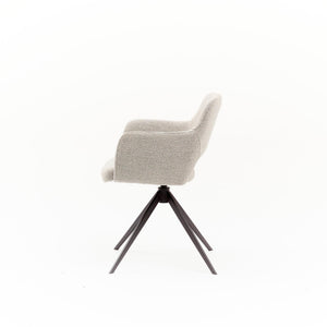 HelloChair HC31 Lillem eetkamerstoel Sneak Naturel spinpoot zwart
